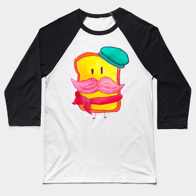 French Toast Baseball T-Shirt by Reel Fun Studios